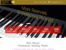 Tablet Screenshot of markreeves.co.uk